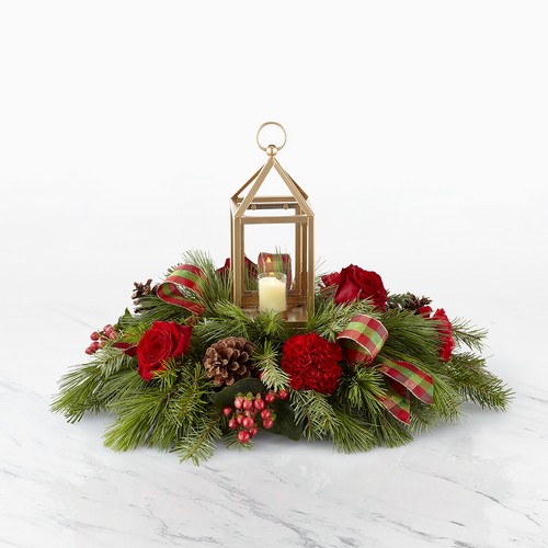 I’ll be Home for Christmas Centerpiece  from Richardson's Flowers in Medford, NJ
